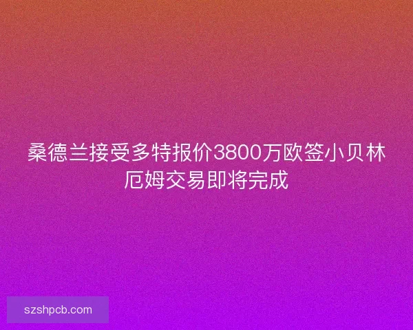 桑德兰接受多特报价3800万欧签小贝林厄姆交易即将完成 桑德兰接受多特报价3800万欧签小贝林厄姆交易即将完成